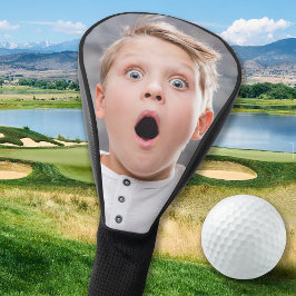 カスタム写真シンプルパーソナライズされたゴルファー ゴルフヘッドカバー