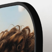 カスタム写真シンプルパーソナライズされたゴルファー ピックルボールラケット (左詳細)