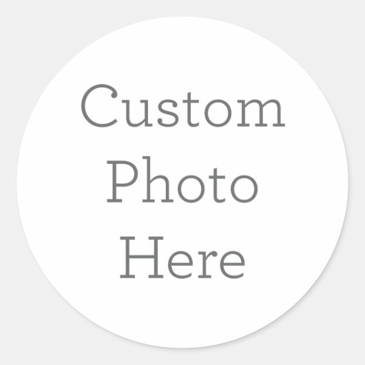 カスタム写真シール ラウンドシール (正面)