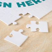 カスタム写真ジグソーパズルプレゼント252ピース11"x14" ジグソーパズル (側面)