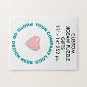 カスタム写真ジグソーパズルプレゼント252ピース11"x14" ジグソーパズル (横)