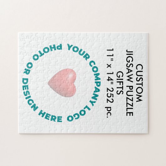 カスタム写真ジグソーパズルプレゼント252ピース11"x14" ジグソーパズル (横)