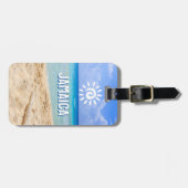 カスタム写真ジャマイカ荷物タグ ラゲッジタグ (正面横)