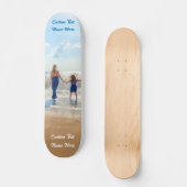 カスタム写真スケートボードあなたの写真と文字ギフト スケートボード (正面)