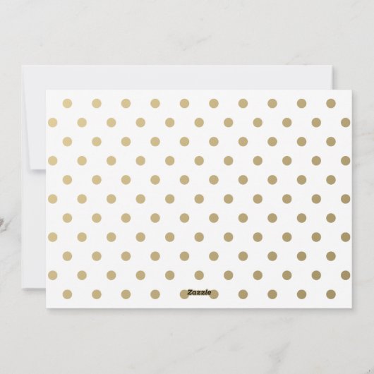 カスタム写真スタイリッシュ金ゴールドはっきりしたメリークリスマス シーズンカード (裏面)