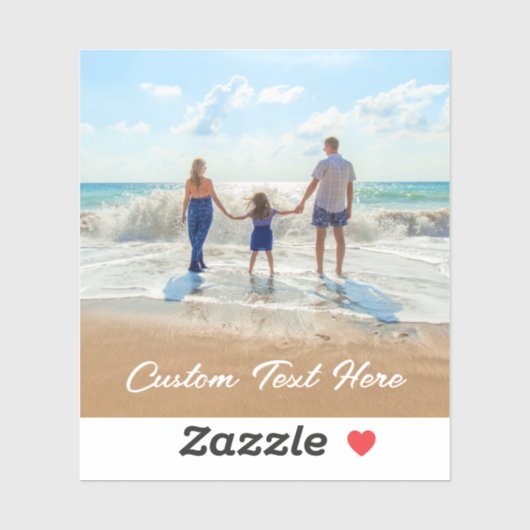 カスタム写真ステッカーあなたの写真と文字 シール (シート)