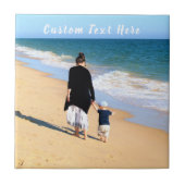 カスタム写真セラミックタイルあなたの写真と文字 タイル (正面)