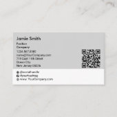 カスタム写真タグラインの社会景観 名刺 (正面)