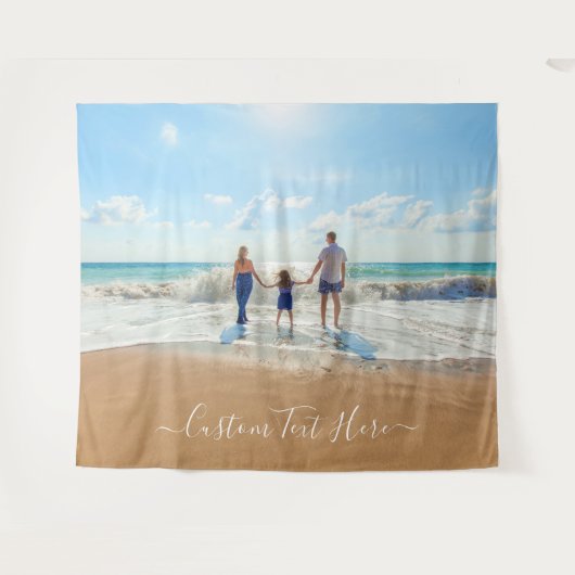 カスタム写真タペストリーあなたの写真と文字 タペストリー (正面(横))