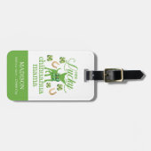 カスタム写真チワホアママ聖パトリックの日 ラゲッジタグ (正面横)