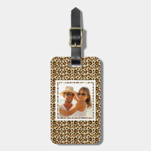 カスタム写真チーターの肌の模様 ラゲッジタグ