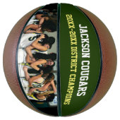 カスタム写真チーム バスケットボール (縦)