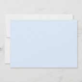 カスタム写真テディベア及びバルーン誕生日 招待状 (裏面)