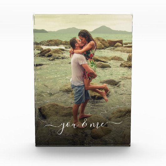 カスタム写真テンプレートの作成文字 フォトブロック (正面)