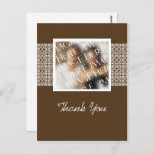 カスタム写真テンプレートサンキューカード ポストカード (正面/裏面)