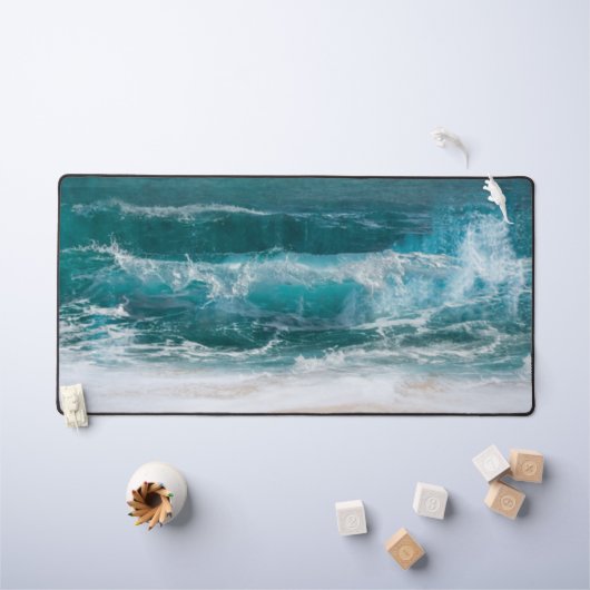 カスタム写真テンプレートパーソナライズされたモダンシンプル デスクマット (キッズテーブル)