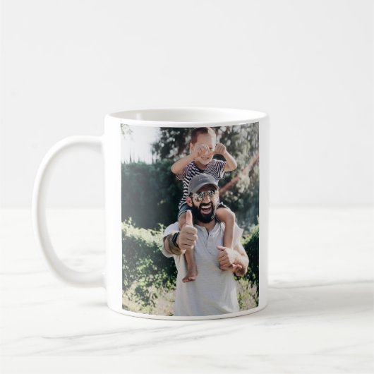 カスタム写真デザイン独自 コーヒーマグカップ (左)