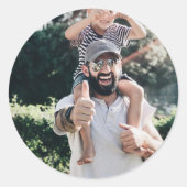 カスタム写真デザイン独自 ラウンドシール (正面)