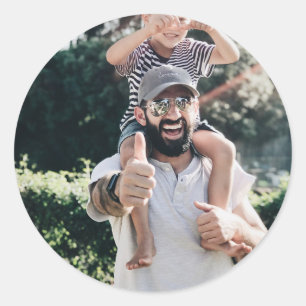 カスタム写真デザイン独自 ラウンドシール