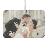 カスタム写真デザイン自分の愛 カーエアーフレッシュナー (裏面)