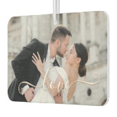 カスタム写真デザイン自分の愛 カーエアーフレッシュナー (左)