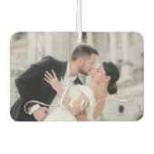 カスタム写真デザイン自分の愛 カーエアーフレッシュナー (正面)