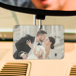 カスタム写真デザイン自分の愛 カーエアーフレッシュナー