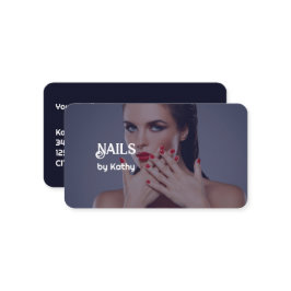 カスタム写真ネイリスト 名刺