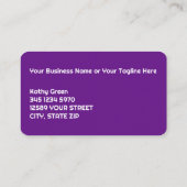 カスタム写真ネイリスト 名刺 (裏面)