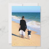 カスタム写真ハッピーサマーホリデーズカード (裏面)