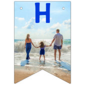 カスタム写真ハッピーバースデーバンティングのフラグと文字 バンティングフラッグ (第2の旗)