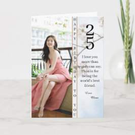 カスタム写真ハッピーバースデー カード