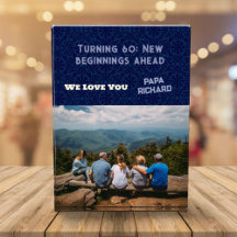 カスタム写真ハッピー60誕生日ギフト男性へ