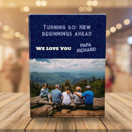 カスタム写真ハッピー60誕生日ギフト男性へ フォトブロック