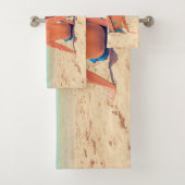 カスタム写真バスタオルあなたの写真ギフト バスタオルセット (インサイチュ)