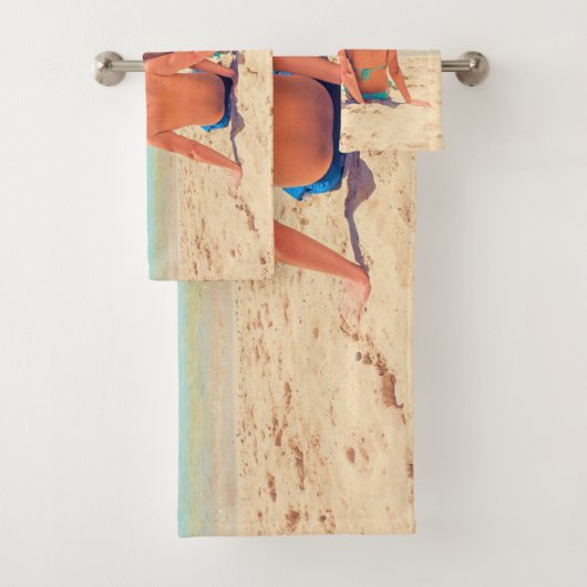 カスタム写真バスタオルあなたの写真ギフト バスタオルセット (インサイチュ)