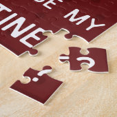 カスタム写真バレンタインのジグソーパズル ジグソーパズル (側面)