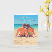 カスタム写真バレンタインデーのカードあなたの愛の写真 カード (黄色い花)