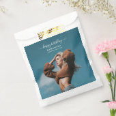 カスタム写真バースデーパーティーセルフィー写真 フェイバーバッグ (封をした状態)