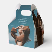 カスタム写真バースデーパーティーセルフィー写真 フェイバーボックス (正面サイド)