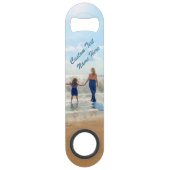 カスタム写真バー鍵お気に入りの写真と文字 スピード栓抜き (裏面)