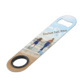 カスタム写真バー鍵ギフトあなたの写真と文字 スピード栓抜き (正面アングル)