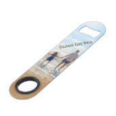 カスタム写真バー鍵ギフトあなたの写真と文字 スピード栓抜き (裏面アングル)