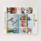 カスタム写真パズル – 心温まるカスタムメッセージ ジグソーパズル (横)