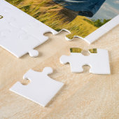 カスタム写真パズル – 心温まるカスタムメッセージ ジグソーパズル (側面)