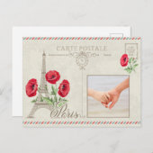 カスタム写真パリフランスはがき ポストカード (正面/裏面)