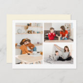 カスタム写真パーソナライズされたとメッセージ ポストカード (正面/裏面)