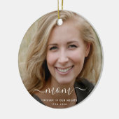 カスタム写真パーソナライズされたオーナメント セラミックオーナメント (左)