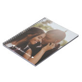 カスタム写真パーソナライズされたカップル愛ハート ノートブック (左側)