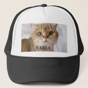 カスタム写真パーソナライズされたギフト、シックおよびエレガント キャップ